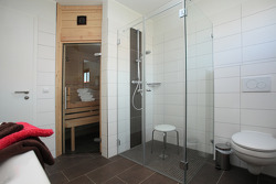 mit Sauna für kühlere Tage